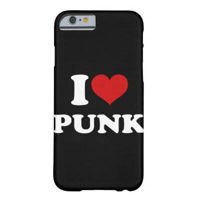 I Love Punk iPhone 6/6s Barely There iPhone 6 Case