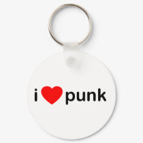 I Love Punk keychains