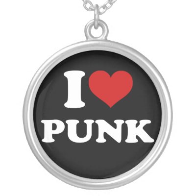I Love Punk necklaces