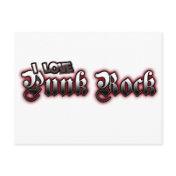 I Love PUNK ROCK Music Postcards