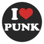 I Love Punk stickers