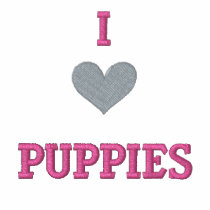 I LOVE PUPPIES embroidered shirts by dogiron I LOVE PUPPIES embroidered shirts
