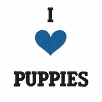 I LOVE PUPPIES embroidered shirts by dogiron I LOVE PUPPIES embroidered shirts