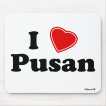 I Love Pusan Mousepad