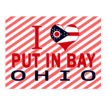 I love Put In Bay, Ohio postcards