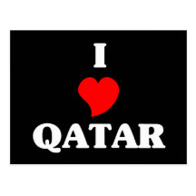 I Love Qatar Postcard