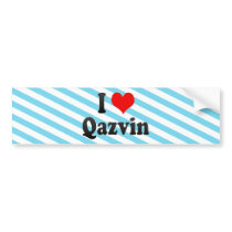 I Love Qazvin, Iran Bumper Sticker