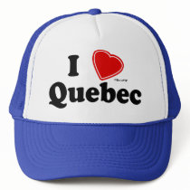 I Love Quebec hats