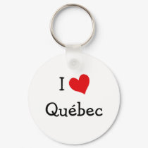 I Love Quebec keychains
