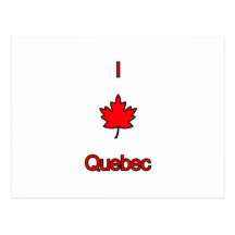 I Love Quebec Post Cards