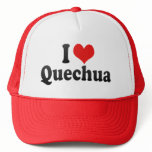 I Love Quechua hats