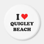I Love Quigley Beach Connecticut Refrigerator Magnets