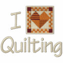 I Love Quilting embroidered shirts