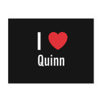I love Quinn postcards