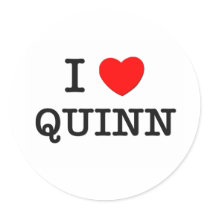 I Love Quinn stickers