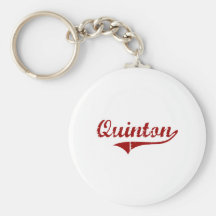 I Love Quinton Oklahoma Key Chains