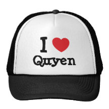 I love Quyen heart T-Shirt Hat