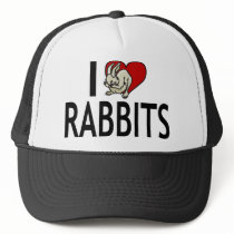 I Love Rabbits hats by animalworld I Love Rabbits hats