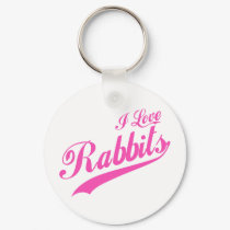 I Love Rabbits keychains by animalworld I Love Rabbits keychains