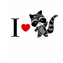 I love raccoon T-shirt