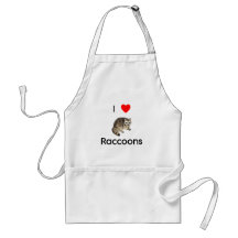 I love raccoons Apron