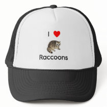 I love raccoons Hat
