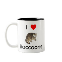 I love raccoons Mug