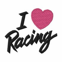 I Love Racing -- Shirt embroidered shirts by Embroidery_Guy I Love Racing -- Shirt embroidered shirts
