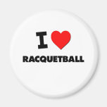 I Love Racquetball Fridge Magnet