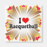 I Love Racquetball Magnets