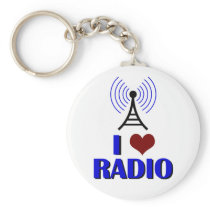 I Love Radio keychains