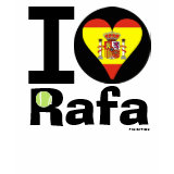 I Love Rafa Spain Flag T-Shirt shirt