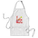 I Love Rafa Tennis Design aprons