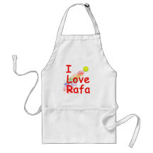 I Love Rafa Tennis Design Apron