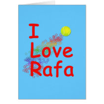 I Love Rafa Tennis Design cards