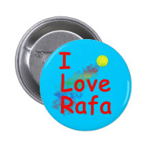 I Love Rafa Tennis Design Pin