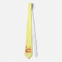 I Love Rafa Tennis Design ties
