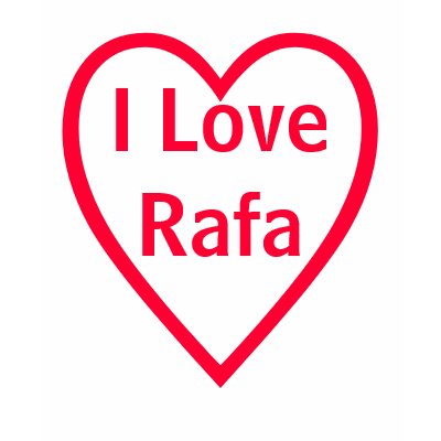 I Love Rafa Tshirt by greenbaby