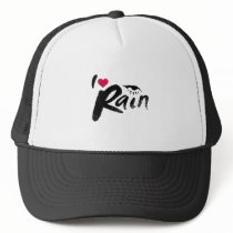 I Love Rain Hats