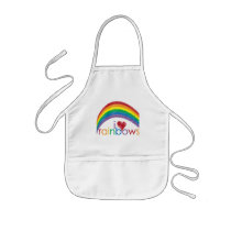 i love rainbows aprons