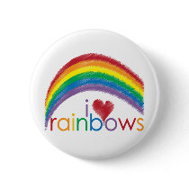 i love rainbows buttons