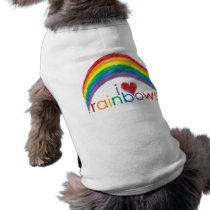 i love rainbows pet clothing
