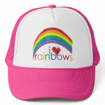 i love rainbows hats