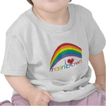 i love rainbows t-shirts