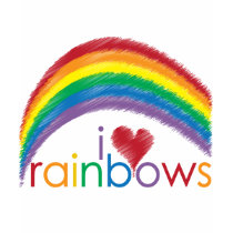 i love rainbows t-shirts