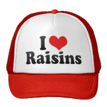 I Love Raisins Hat