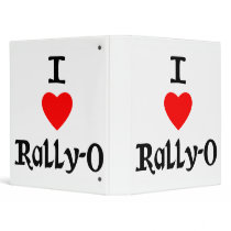 I Love Rally-O Binder