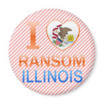 I Love Ransom, IL magnets