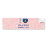 I Love Ransom, PA Bumper Stickers