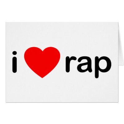 I Love Rap Card by HOTDJGEAR